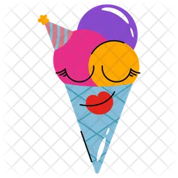 Ice cream cone  Icon