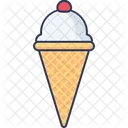 Ice Cream Summer Dessert Icon