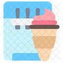 Ice Cream Cone Dessert Cold 아이콘