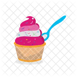 Ice cream cup  Icon