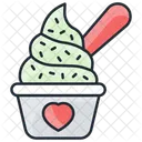 アイスクリームカップ  アイコン