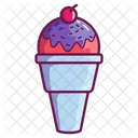 Scoop Ice Cream Cup  Icon