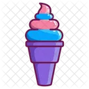 Swirl Ice Cream Cup  Icon
