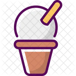 Ice Cream Cup  Icon