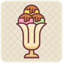 Ice Cream Cup Ice Cream Bowl Chocolate Ice Cream Icon
