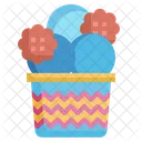 Ice Cream Cup Cookie  Icon