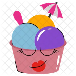 Ice cream cup  Icon