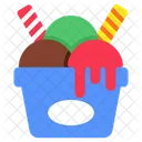 Ice Cream Cup Sundae Dessert Icon