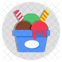 Ice Cream Cup Sundae Dessert Icon