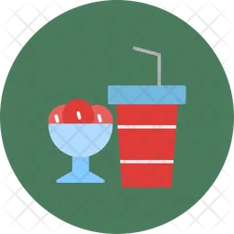 Ice Cream Drink  Icon