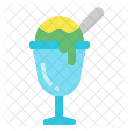 Ice Cream Glass  Icon