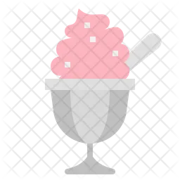 Ice Cream Glass  Icon