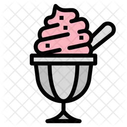 Ice Cream Glass  Icon