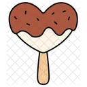 Ice Cream Heart Love Valentine Icon