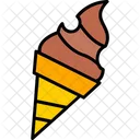 아이스크림 아이스크림디저트 단 음식 여름 원뿔 콘 아이스크림 아이콘