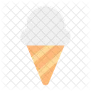 Ice cream, icecream, ice cream cone, cone, frozen  Icon