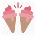 Ice Cream Dessert Celebration Icon