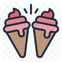 Ice Cream Dessert Celebration Icon