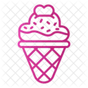 Ice Cream Love Valentine Icon