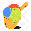 Sundae Cup Ice Cream Sundae Scoops Icon