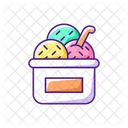 Ice cream in cup  Icon