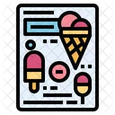 Ice Cream Menu  Icon