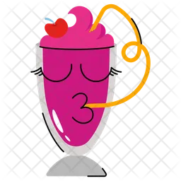 Ice cream Milkshake  Icon