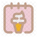 Ice cream month  Icon