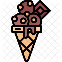 Ice Cream Nut  Icon