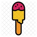 Ice Cream Pop Food Sweet Icon