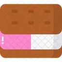 Ice Cream Sandwich Snack Dessert Icon