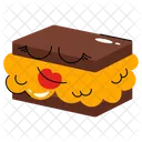 Ice Cream Sandwich Dessert Ice Cream Icon