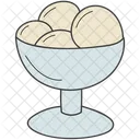 Ice Cream Scoops Ice Cream Cup Frozen Food Icon