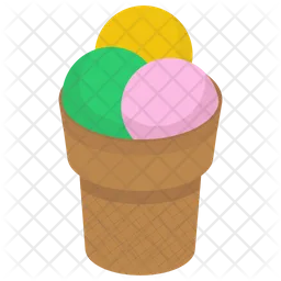 Ice Cream Scoops  Icon