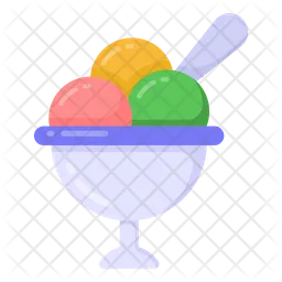 Ice Cream Scoops  Icon