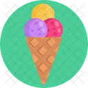 Ice Cream Scoops Scoops Food Icon
