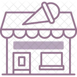 아이스크림 가게  아이콘