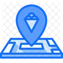 Ice Cream Shop Location Ice Cream Store Location Ice Cream Parlor Location Icon