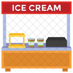 Ice Cream Stall  Icon
