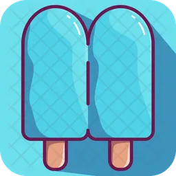 Double Ice Cream Stick  Icon