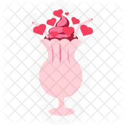 Ice Cream Sticker  Icon
