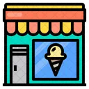 Ice Cream Store Shop Icon