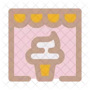 Store Business Ice Cream Parlor Icon
