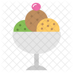 Ice Cream Sundae Icon