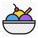 Ice cream sundae  Icon