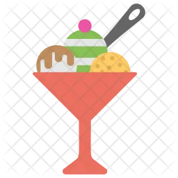 Ice-Cream Sundae  Icon