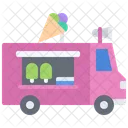 Ice Cream Truck Ice Cream Vehicle Food Truck Icon