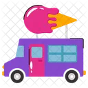 Ice Cream Truck Ice Cream Vehicle Icon