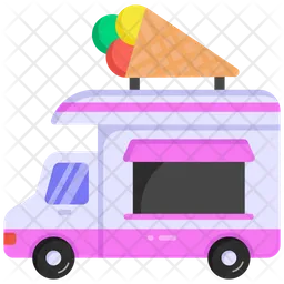 Ice Cream Van  Icon