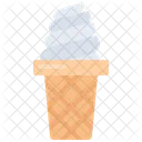 Ice Cream Waffle Ice Cream Waffle Icon